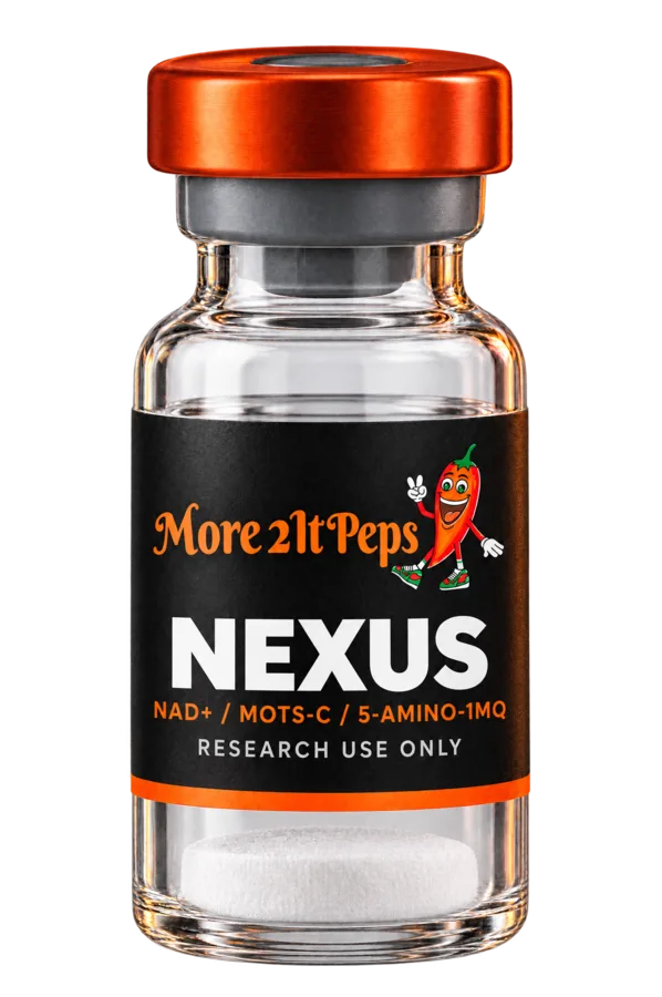 Nexus (NAD+ / MOTS-C / 5-Amino-1MQ) vial render