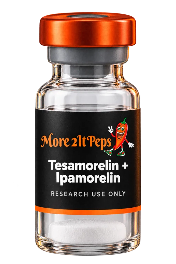 Tesamorelin + Ipamorelin vial render